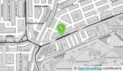 Bekijk kaart van Pedicurepraktijk "Oud-West" in Amsterdam