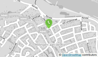 Bekijk kaart van De Letterie in Millingen aan De Rijn