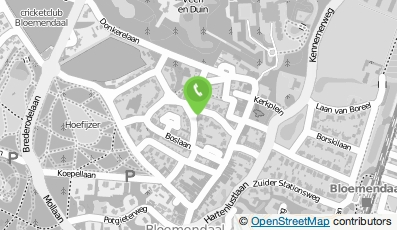 Bekijk kaart van bureau lugtenberg in Bloemendaal