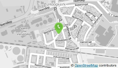 Bekijk kaart van Tegelzetbedrijf Tjeert in Groningen