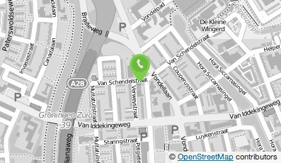 Bekijk kaart van Café Biljart De Wijert Bar in Groningen