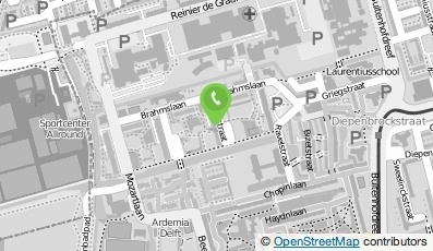 Bekijk kaart van Verkeersschool Het Nieuwe Rijden in Delft