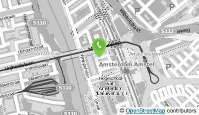 Bekijk kaart van April Laine Oostwal RPR  in Amsterdam