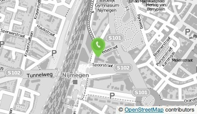 Bekijk kaart van Douanekantoor in Nijmegen