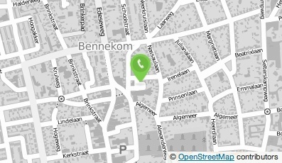 Bekijk kaart van Politie Bennekom in Bennekom