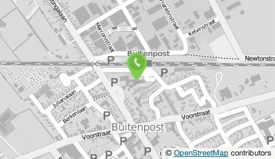 Bekijk kaart van Politie Buitenpost in Buitenpost