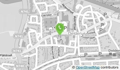 Bekijk kaart van Politie Hof van Twente Steunpunt Delden in Delden