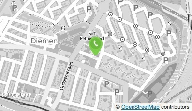 Bekijk kaart van Politiebureau Diemen-Ouder Amstel in Diemen