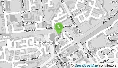 Bekijk kaart van Bureau Hellevoetsluis in Hellevoetsluis