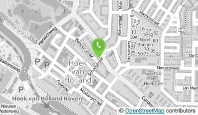 Bekijk kaart van Bureau Hoek van Holland in Hoek Van Holland