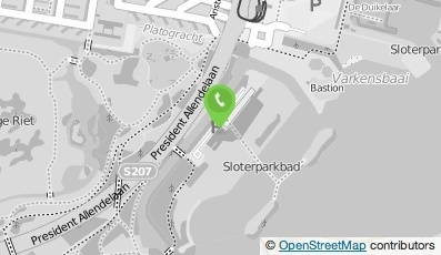 Bekijk kaart van Sloterparkbad in Amsterdam