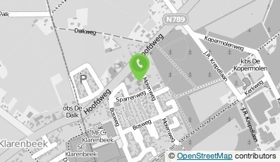 Bekijk kaart van Korenmolen De Hoop in Klarenbeek