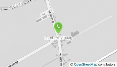 Bekijk kaart van Brievenbus in Lambertschaag