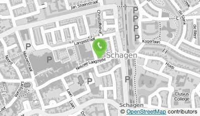 Bekijk kaart van Brievenbus in Schagen