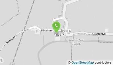 Bekijk kaart van Tsjerke en Uniastate Bears in Beers (Friesland)