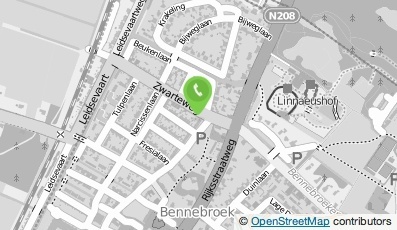 Bekijk kaart van Brievenbus in Bennebroek