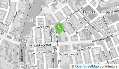 Bekijk kaart van Forumbibliotheek De Wijert in Groningen