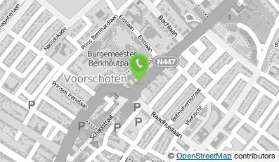Bekijk kaart van Politiebureau Voorschoten in Voorschoten