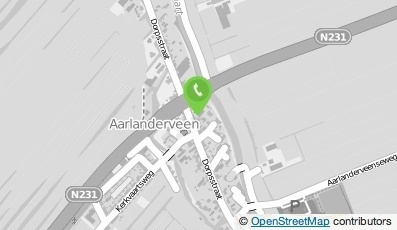 Bekijk kaart van Brievenbus in Aarlanderveen