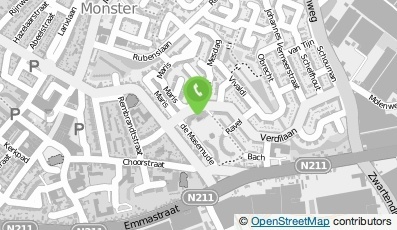 Bekijk kaart van Brievenbus in Monster
