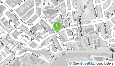 Bekijk kaart van Brievenbus in Gouda