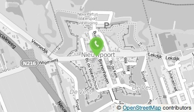 Bekijk kaart van Brievenbus in Nieuwpoort