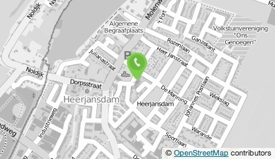 Bekijk kaart van Brievenbus in Heerjansdam