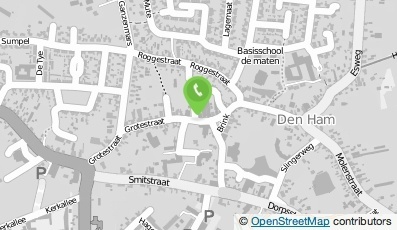 Bekijk kaart van Middendorpshuis Den Ham in Den Ham (Overijssel)