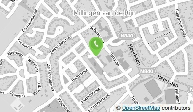 Bekijk kaart van Bibliotheek Millingen in Millingen aan De Rijn