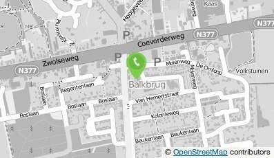 Bekijk kaart van De Bibliotheek Hardenberg in Balkbrug