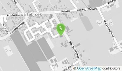 Bekijk kaart van Brievenbus in Zwartebroek