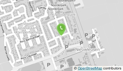 Bekijk kaart van De Bibliotheek Dalfsen-Nieuwleusen in Nieuwleusen