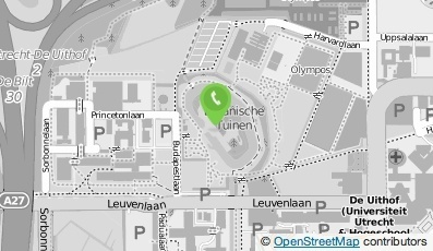 Bekijk kaart van Botanische Tuinen Universiteit Utrecht, Fort Hoofddijk in Utrecht