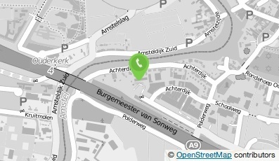 Bekijk kaart van Afvalbrengpunt Gemeente Ouder-Amstel Ambachtenstraat in Ouderkerk aan De Amstel
