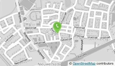 Bekijk kaart van Brievenbus in Nieuwerkerk