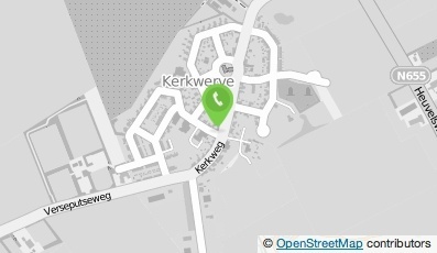 Bekijk kaart van Brievenbus in Kerkwerve
