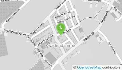 Bekijk kaart van Brievenbus in Kwadendamme