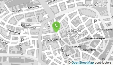 Bekijk kaart van Brievenbus in Bergen op Zoom