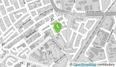 Bekijk kaart van Brievenbus in Zevenbergen