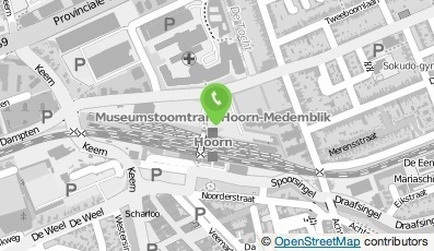 Bekijk kaart van Museumstoomtram Hoorn-Medemblik in Hoorn (Noord-Holland)