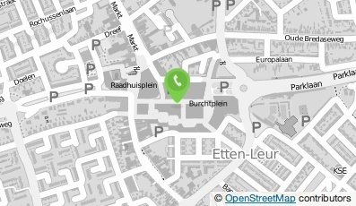 Bekijk kaart van Brievenbus in Etten-Leur