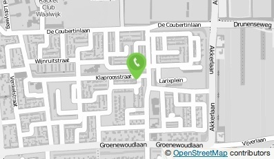Bekijk kaart van Brievenbus in Waalwijk