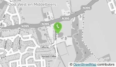 Bekijk kaart van De Bibliotheek De Kempen in Oost West en Middelbeers