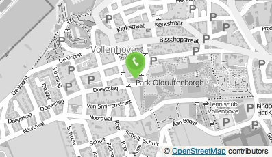 Bekijk kaart van Stadspaleis Hotel Oldruitenborgh in Vollenhove