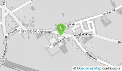 Bekijk kaart van Openbare Bibliotheek Merkelbeek in Merkelbeek