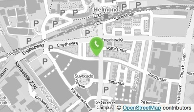 Bekijk kaart van Brievenbus in Helmond
