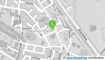 Bekijk kaart van Brievenbus in Beek en Donk