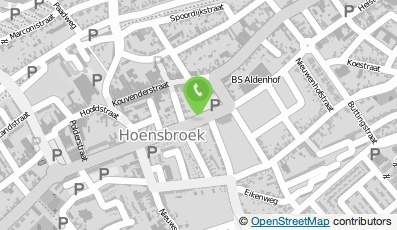 Bekijk kaart van Brievenbus in Hoensbroek