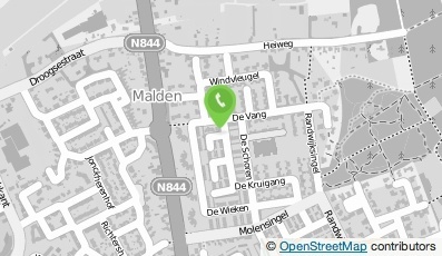 Bekijk kaart van Brievenbus in Malden