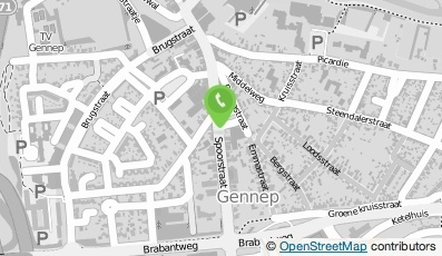 Bekijk kaart van Brievenbus in Gennep